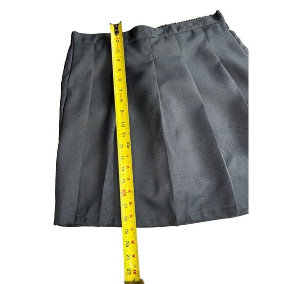 Girls Navy Pleated Skirt With Shorts 20.5 Plus By French Toast - Picture 6 of 8